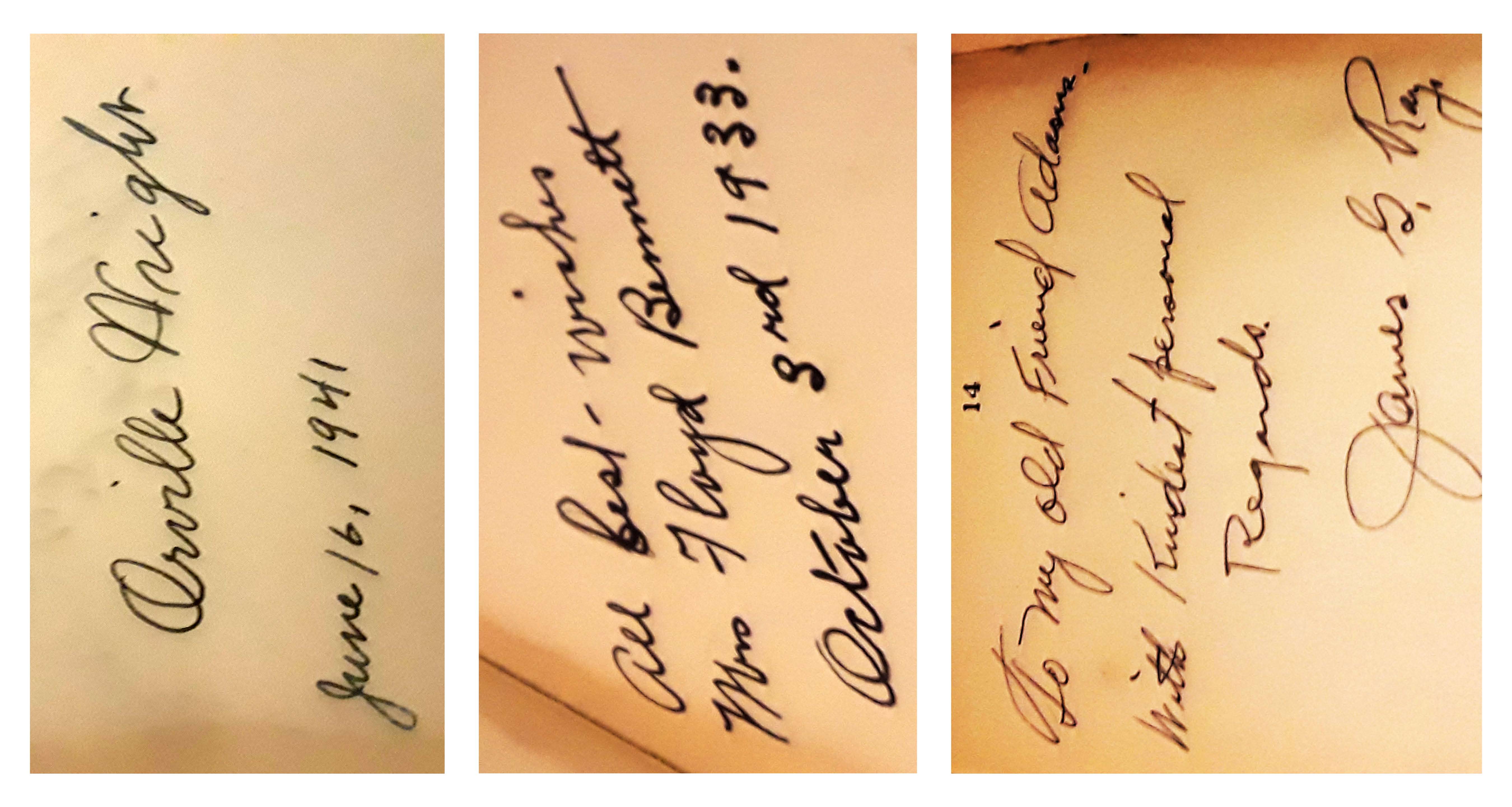 Orville Wright signature