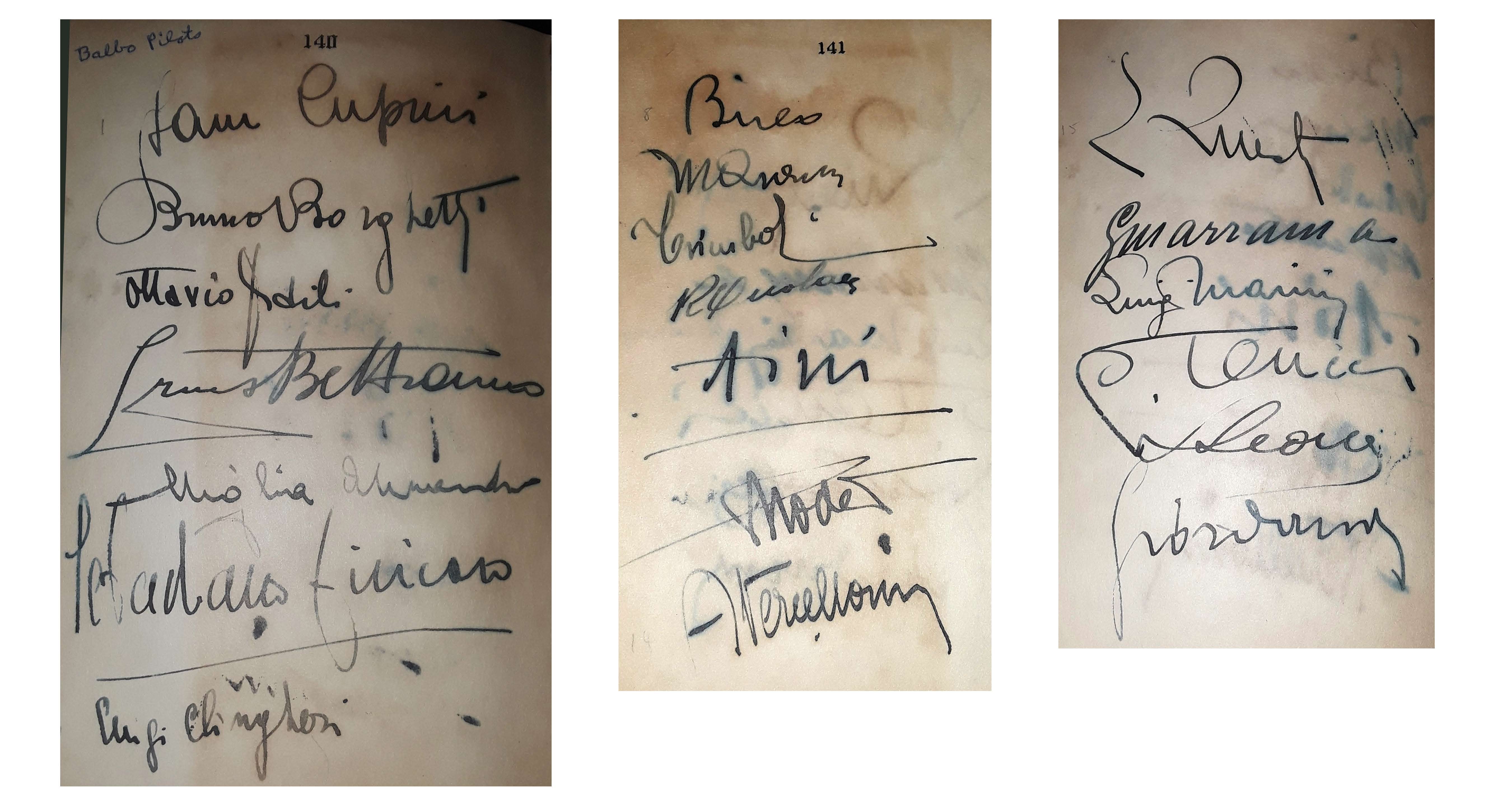 Balbo Italian air squadron pages 140 and 141